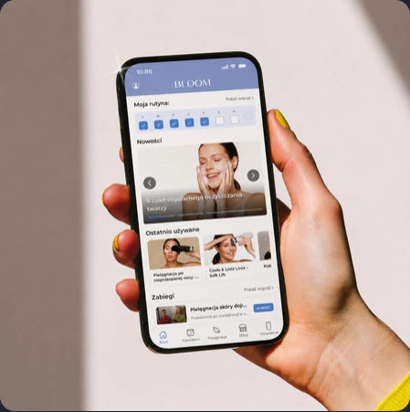 SkinGlow app op je telefoon